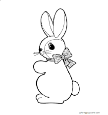 Easter bunny coloring pages for adults. Cute Easter Bunny Coloring Pages Bunny Coloring Pages Coloring Pages For Kids And Adults