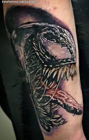 Whether you're influenced by celebrity tattoos or by what you see on social media, no doubt there's always a tattoo trend to hop on. Tattoo Of Venom Movies Comics