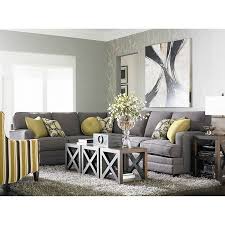 Tuesday 5 29 12 Custom Designed Estate L Shaped Upholstered Sectional I Like The Con Living Room Furniture Arrangement Living Room Grey Living Room Green