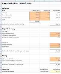 Maximum Business Loan Calculator Plan Projections Business Loans Loan Calculator Small Business Loans