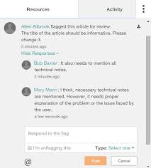 The currently implemented flag types are the following: Managing Flagged Knowledge Articles Documentation For Remedy With Smart It 2 0 Bmc Documentation