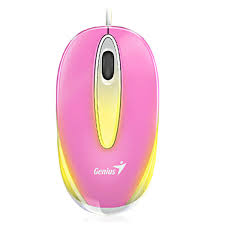 MOUSE GENIUS DX-MINI LED ROSA RGB