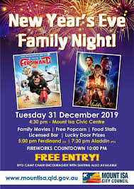 We provide 2019 movie release dates, cast, posters, trailers and ratings. New Years Eve Movie Night Mount Isa Tourism