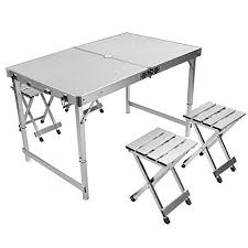 Chengguo Outdoor Folding Table And Chairs Barbecue Home Https Www Amazon Com Dp B07m9kklmq Ref Cm Sw Folding Table Outdoor Folding Table Portable Table