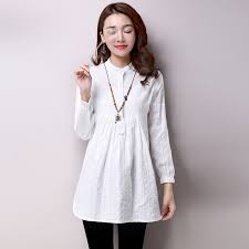 Berikut 6 variasi baju sablonan terbaik yang cukup laku di pasaran. Kemeja Wanita Merek Antik Desain Fashion Penuh Lengan Berdiri Kerah Longgar Linen Katun Tops Wanita Retro Putih Panjang Blus White Long Blouse Blouse Brandblouse Designer Aliexpress