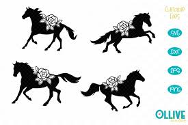 Free Free Floral Horse Svg SVG PNG EPS DXF File