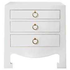Check spelling or type a new query. Bungalow 5 Jacqui Regency Golden White Lacquer 3 Drawer Nighstand Standard 21 29 W Kathy Kuo Home