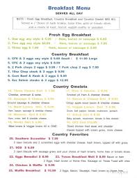 On the street of east main street and street number is 116. Online Menu Of Country Kitchen Red Oak Tx