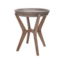 Tonga Side Table With Images Side Table Wood End Tables Silver Side Table
