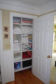 So let's started on walk in closet dimensions with hanging space. The Ideal Depth Of A Linen Closet Is 16 To 20 Inches Deep Like The One Shown Here This Will Keep Your Linens E Linen Closet Design Linen Closet Closet Design