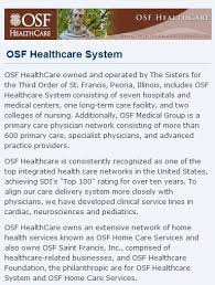 Osf Healthcare System Offering Physician And Advanced Practitioner Opportunities In Illinois Healthcare System Health Care Care Facility