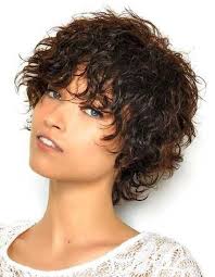short choppy haircuts for curly hair plus size faces