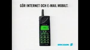 Mobiltelefon Ericsson SH 888 TV3 reklam ...