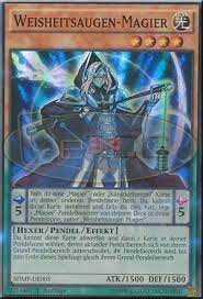 Im laufe der serie waren seine strategie sehr vielseitig. Weisheitsaugen Magier Yugioh Karte Wisdom Eye Magician Yugioh Card Master Of Pendulum Structure Deck Sdmp De005 Pendulum Evolution Pevo De017