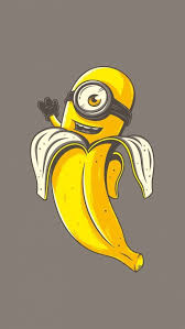  Minion Banana Iphone Wallpaper Barang Minion Animasi Latar Belakang