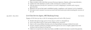 customer service representative resume