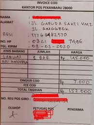 Dibawah ini model resi jne terbaru yang ukurannya lebih kecil dibanding resi jne yang model lama. Cara Kirim Cod Di Kantorpos Untuk Paket Jualan Online Instan Www Infokantorpos Com