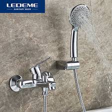 Maybe you would like to learn more about one of these? Ledeme 1 Set Bathroom Bathtub Faucet Chrome Plated Brass Bath Shower Faucets Waterfall Outlet Pipe Hot Cold Bathtub Faucet L3249 Faucet Chrome Faucet Waterfallfaucet Valve Aliexpress