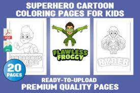 Country living editors select each product featured. Superhero Coloring Pages For Kids Grafico Por Pro Designs Creative Fabrica