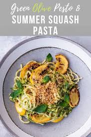 Green Olive Pesto And Squash Spaghetti Le Petit Eats Recipe In 2020 Main Dishes Pesto Vegetarian Recipes Dinner