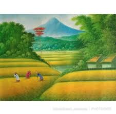 Eits, daripada terlalu panjang, yuk ah cek kumpulan gambar pemandangan di bawah ini. 24 Lukisan Pemandangan Gunung Dan Sawah Download Lukisan Pemandangan Gunung Sawah 60 X 80 Cm Download Wallpaper Peman Pemandangan Alam Yang Indah Lukisan