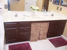 We used benjamin moore white dove on our dark stained oak trim throughout house. Bibbidi Bobbidi Beautiful My 8 Master Bathroom Makeover Master Bathroom Makeover Bathroom Makeover Painting Trim White
