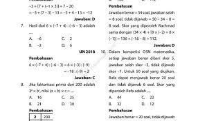 Contoh Soal Berpikir Kritis Matematika Smp Kelas 7 Contoh Soal Terbaru Cute766