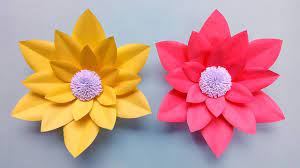 Diy Wedding Paper Flowers Very Easy Paper Flower Backdrop Tutorial And Paper Flowers Diy Paper Flowers Simple Paper Flower