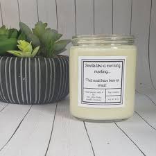 Funny Gift For Co Worker Gifts For Friends At Work Scented Etsy In 2020 Funny Candles Soy Candles Gifts For Coworkers