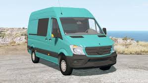Cargo van, crew van, cab chassis, passenger van Beamng Mercedes Benz Sprinter 311 Cdi Br 906 2013 Beamng Drive Mods Download