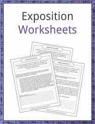 After that, the essay will include some arguments to support the thesis. Exposition Examples Definition And Worksheets Kidskonnect