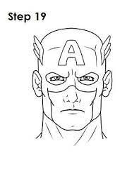 Draw Captain America Avengers Drawings Marvel Art Drawings Captain America Drawing