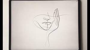 Hand holding heart sign line art drawing style vector. Minimal One Line Drawings Of Hands Using The Apple Ipad Pro And Procreate App Youtube