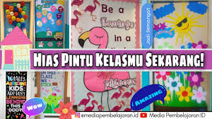 Divideo kali ini aku bakalan kasih tau cara membuat hiasan pintu dari kertas karton. 50 Inspirasi Dekorasi Hias Pintu Kelas Youtube