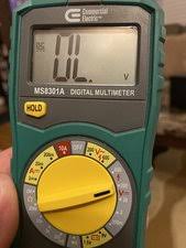 Solved Meter Displays Ol In Voltage Continuity Mode With Or Without Probes Multimeter Ifixit