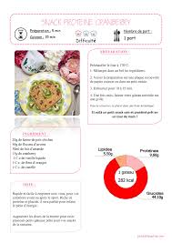 Recette Snack Proteine Cranberry Www Popsport Fr Recette Recette Gourmande Proteine