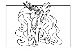 This is just an illustration, the body shape & colors are not guaranteed to reflect the actual design. Princess Celestia Coloring Pages Best Coloring Pages For Kids