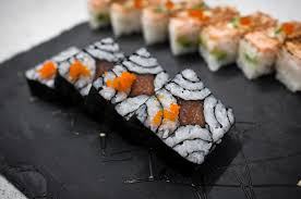 Quite Easy To Make And Visually Stunning Taught At Our Chef Training School Sushi Fish Sashimi Fusion Sushi Art Sushi Food