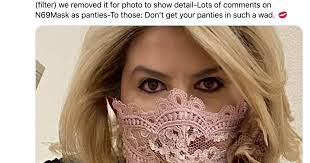 Michele Fiore appears to wear underwear as mask in photo