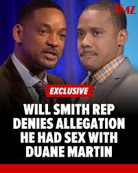 Will Smith's team is denying a new allegation he and Duane Martin were  caught in a dressing room having sex years ago. Everything we know is at  @tmz_tv The Diamond K Show: