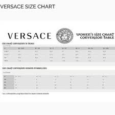 67 systematic versace jacket size chart