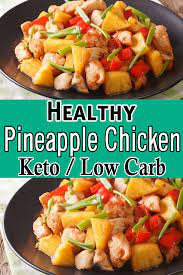 Keto Pineapple Chicken Low Carb Pineapple Chicken Recipe Recipe Pineapple Chicken Recipes Pineapple Chicken Low Carb Diet Recipes
