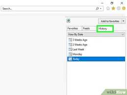 3 Ways To Access Internet Explorer History - Wikihow