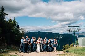 Loon Mountain Top Wedding New Hampshire Mountain Top Wedding Loon Mountain New Hampshire