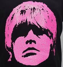 Brian Jones, T Shirt , Dazzling Glitter Print, the Rolling Stones, 1960s