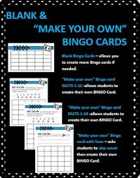 Create your own personalized bingo cards with our amazing bingo card generator. Multiplication Facts Bingo 12s Flashcards 30 Pre Made Bingo Cards More