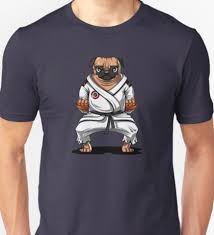 Pug Dog Karate Ninja Martial Arts Pet Samurai T Shirt Pug Dog Pugs Karate