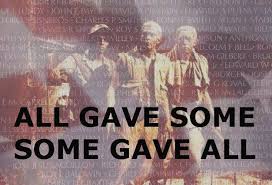 Some gave all (official video of 1992 song) was written and performed by billy ray cyrus, according to cyrus, he was performing at the ragtime lounge in huntington, west virginia, when vietnam war veteran sandy cane (often spelled kane) told him: Quotes About War Veterans Quotesgram