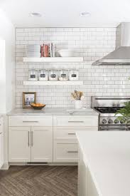 Shop from the world's largest selection and best deals for kitchen floating wall shelves furniture. How To Style Floating Kitchen Shelves In The Kitchen Styled By Room For Tuesday Featured On Kitchen Remodel Small White Kitchen Design Modern Kitchen Design