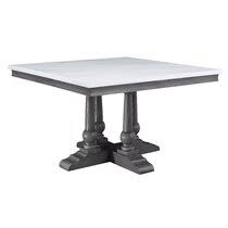 Middleton square dining table, a contemporay pedestal dining table. Pedestal Square Kitchen Dining Tables You Ll Love In 2021 Wayfair
